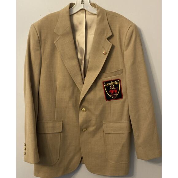 Vintage Roger’s Aristocrat Rutgers University Women’s Linen Blazer Made In USA - Picture 1 of 10